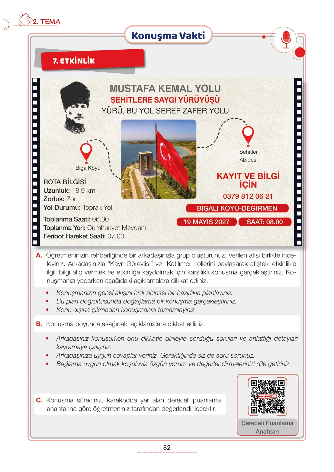 7. Sınıf Türkçe Ders Kitabı Cevapları Meb Yayınları 1. Kitap Sayfa 82