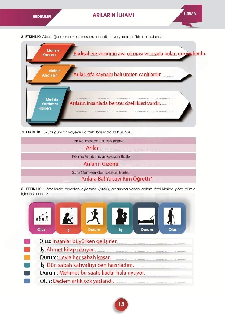 7. Sınıf Türkçe Ders Kitabı Cevapları Meb Yayınları 2. Kitap Sayfa 13 Çözüm Görseli