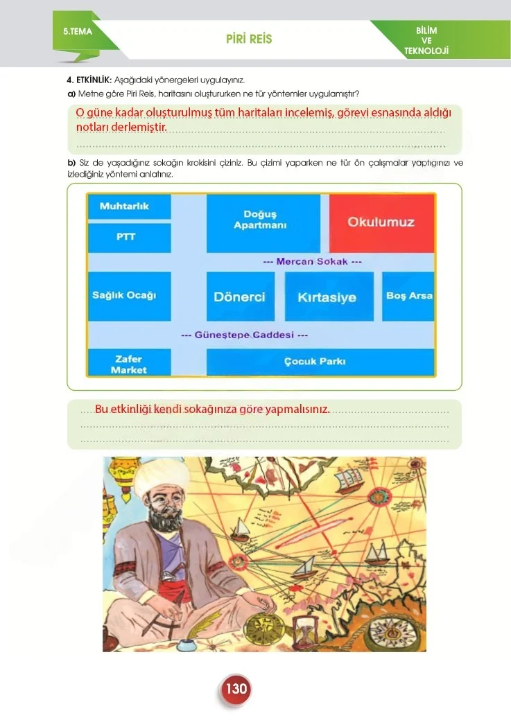 7. Sınıf Türkçe Ders Kitabı Cevapları Meb Yayınları 2. Kitap Sayfa 130 Çözüm Görseli
