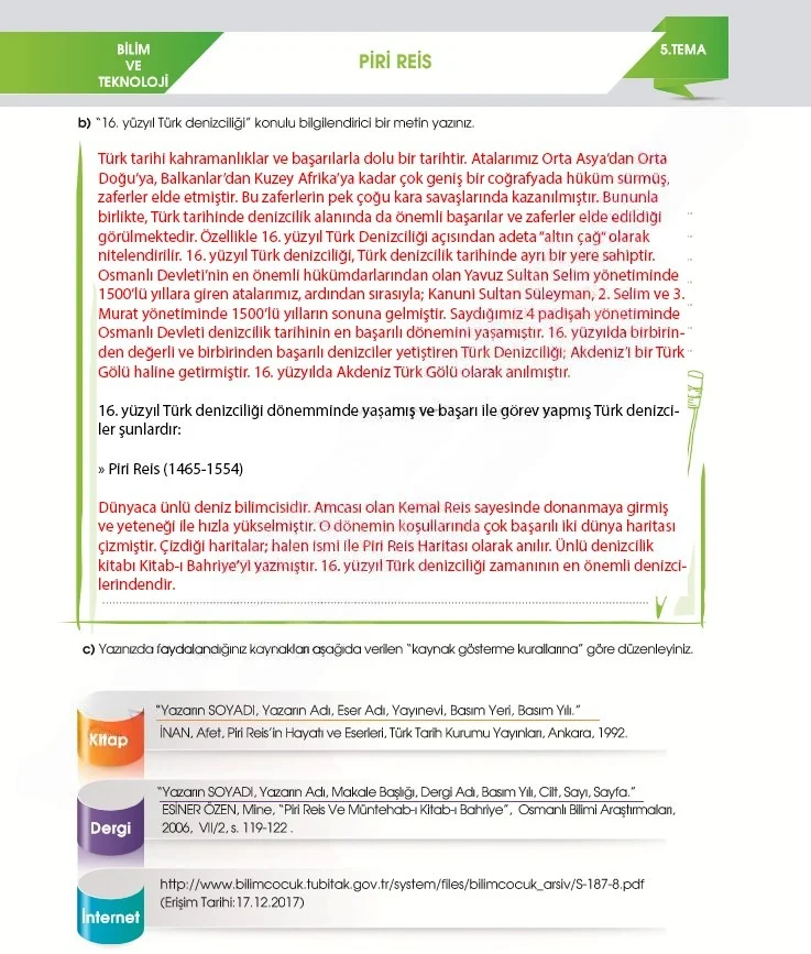 7. Sınıf Türkçe Ders Kitabı Cevapları Meb Yayınları 2. Kitap Sayfa 133 Çözüm Görseli