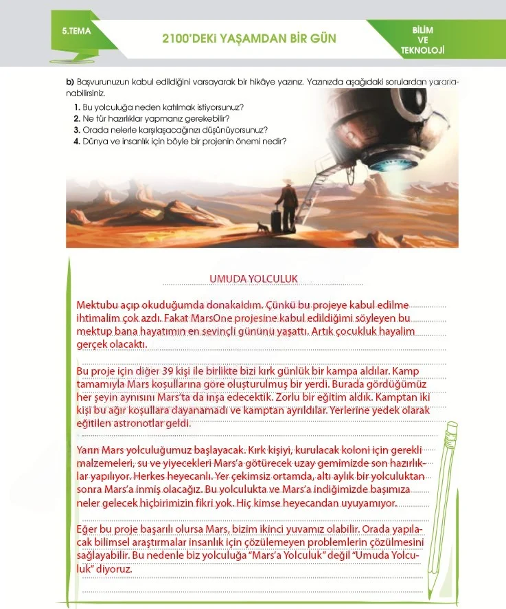 7. Sınıf Türkçe Ders Kitabı Cevapları Meb Yayınları 2. Kitap Sayfa 142 Çözüm Görseli
