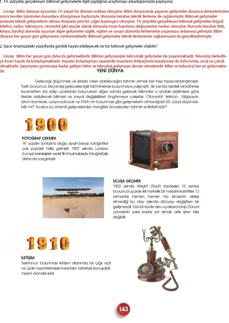 7. Sınıf Türkçe Ders Kitabı Cevapları Meb Yayınları 2. Kitap Sayfa 143 Çözüm Görseli