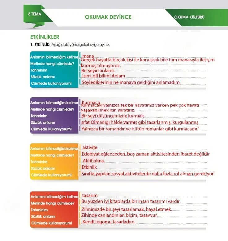 7. Sınıf Türkçe Ders Kitabı Cevapları Meb Yayınları 2. Kitap Sayfa 166 Çözüm Görseli