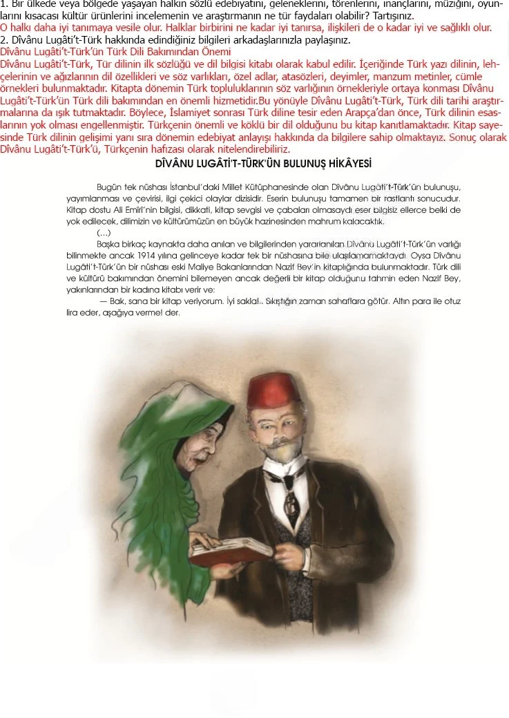 7. Sınıf Türkçe Ders Kitabı Cevapları Meb Yayınları 2. Kitap Sayfa 172 Çözüm Görseli