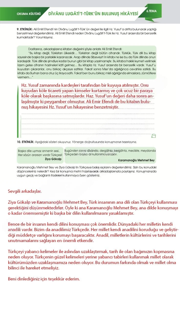 7. Sınıf Türkçe Ders Kitabı Cevapları Meb Yayınları 2. Kitap Sayfa 179 Çözüm Görseli