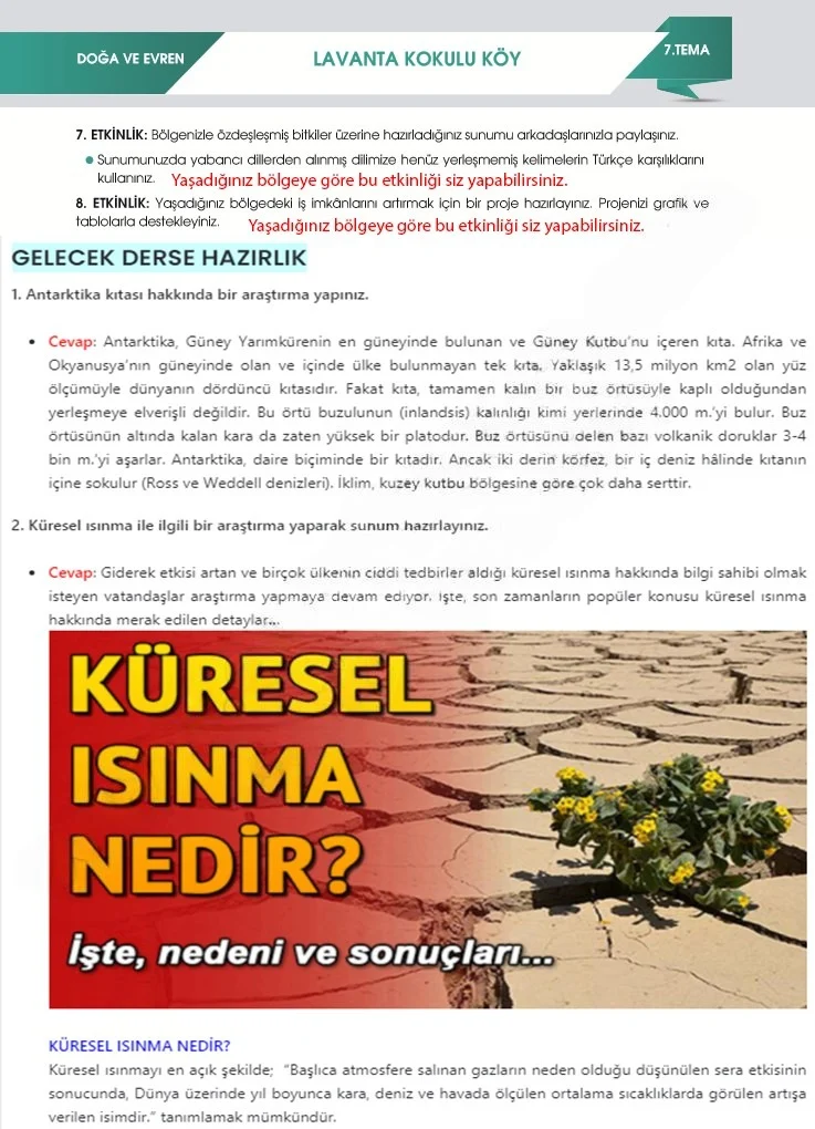 7. Sınıf Türkçe Ders Kitabı Cevapları Meb Yayınları 2. Kitap Sayfa 213 Çözüm Görseli