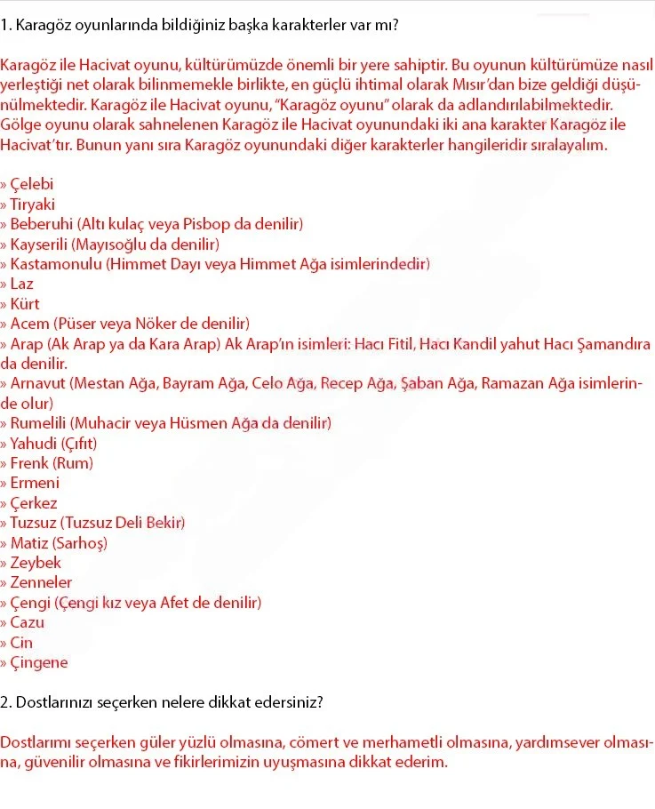 7. Sınıf Türkçe Ders Kitabı Cevapları Meb Yayınları 2. Kitap Sayfa 23 Çözüm Görseli