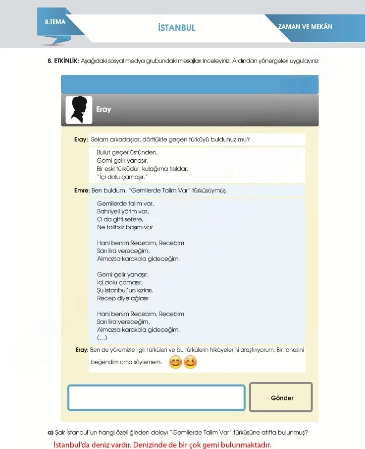 7. Sınıf Türkçe Ders Kitabı Cevapları Meb Yayınları 2. Kitap Sayfa 230 Çözüm Görseli