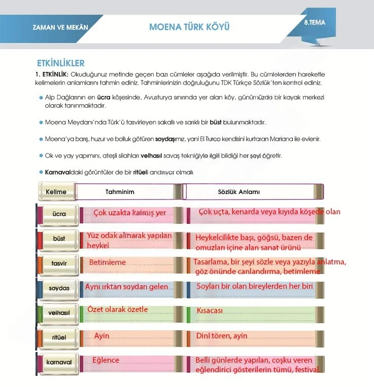 7. Sınıf Türkçe Ders Kitabı Cevapları Meb Yayınları 2. Kitap Sayfa 239 Çözüm Görseli