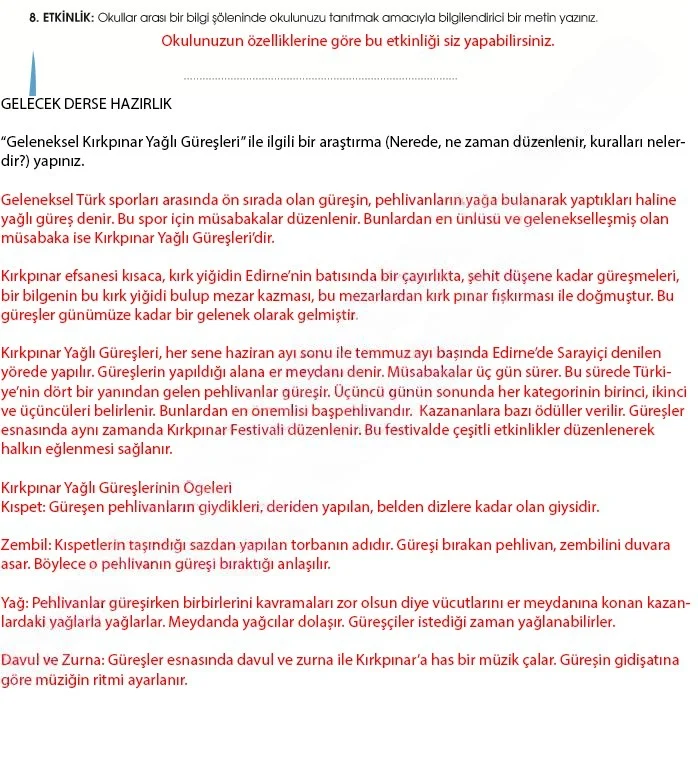 7. Sınıf Türkçe Ders Kitabı Cevapları Meb Yayınları 2. Kitap Sayfa 243 Çözüm Görseli