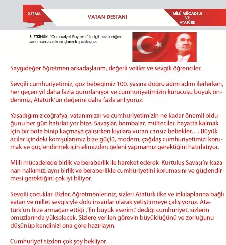 7. Sınıf Türkçe Ders Kitabı Cevapları Meb Yayınları 2. Kitap Sayfa 44 Çözüm Görseli