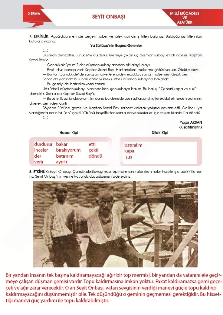 7. Sınıf Türkçe Ders Kitabı Cevapları Meb Yayınları 2. Kitap Sayfa 56 Çözüm Görseli
