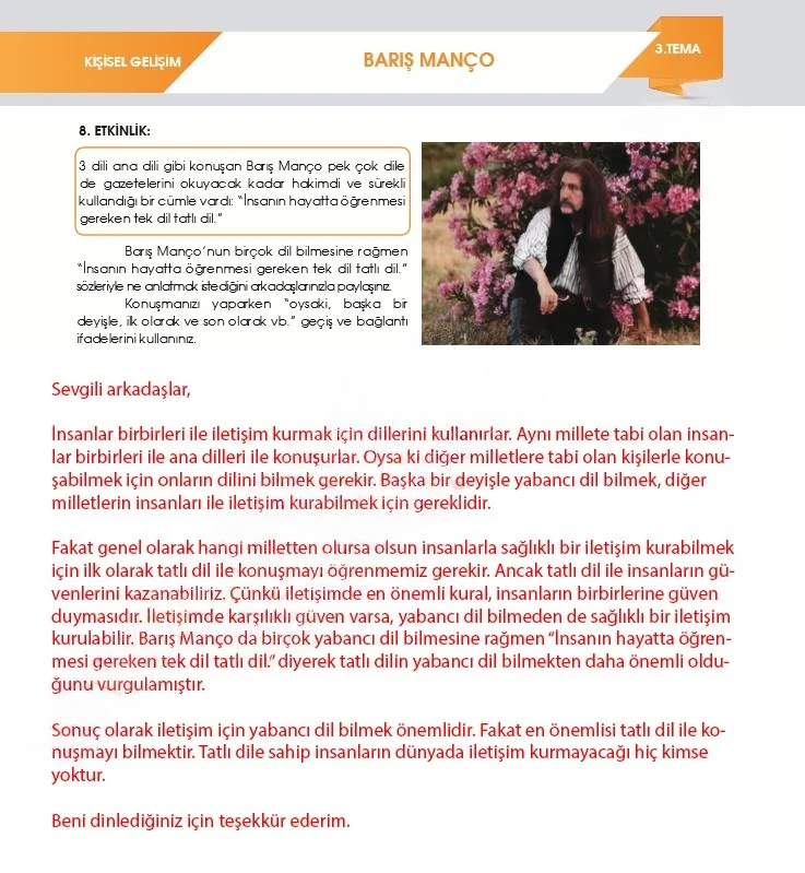 7. Sınıf Türkçe Ders Kitabı Cevapları Meb Yayınları 2. Kitap Sayfa 69 Çözüm Görseli