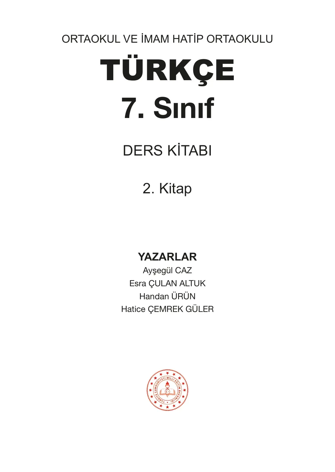 7. Sınıf Türkçe Ders Kitabı Cevapları Meb Yayınları 2. Kitap Sayfa 1