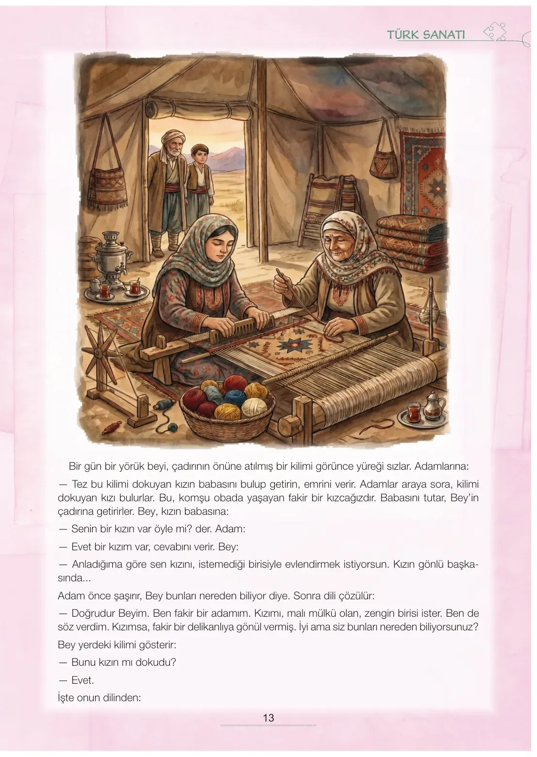 7. Sınıf Türkçe Ders Kitabı Cevapları Meb Yayınları 2. Kitap Sayfa 13