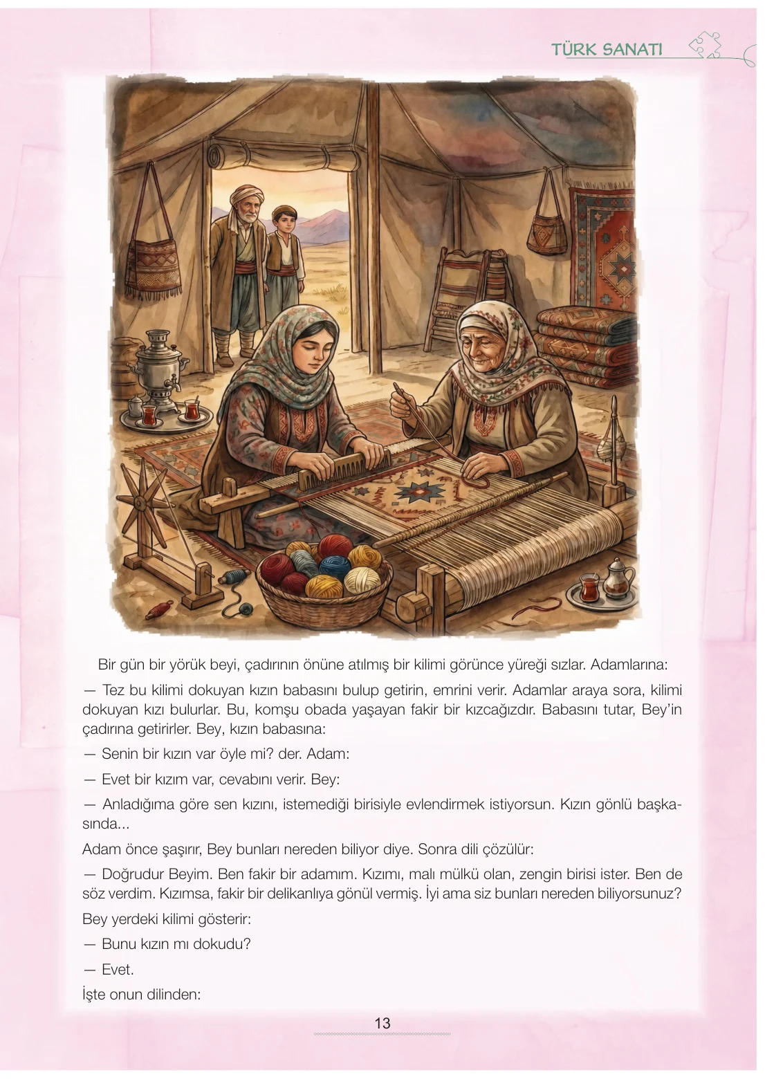 7. Sınıf Türkçe Ders Kitabı Cevapları Meb Yayınları 2. Kitap Sayfa 13