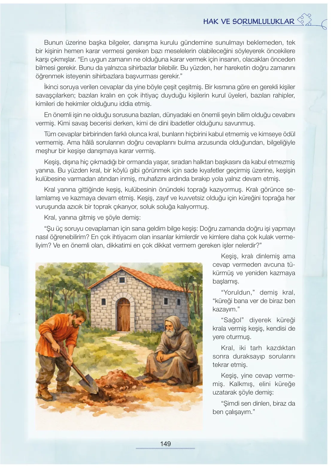 7. Sınıf Türkçe Ders Kitabı Cevapları Meb Yayınları 2. Kitap Sayfa 149