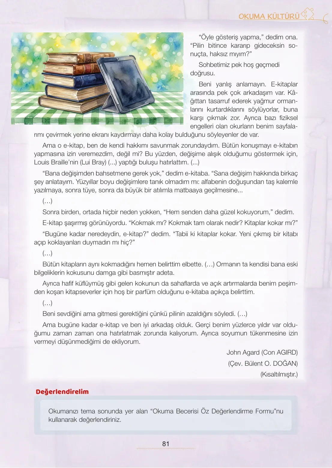 7. Sınıf Türkçe Ders Kitabı Cevapları Meb Yayınları 2. Kitap Sayfa 81