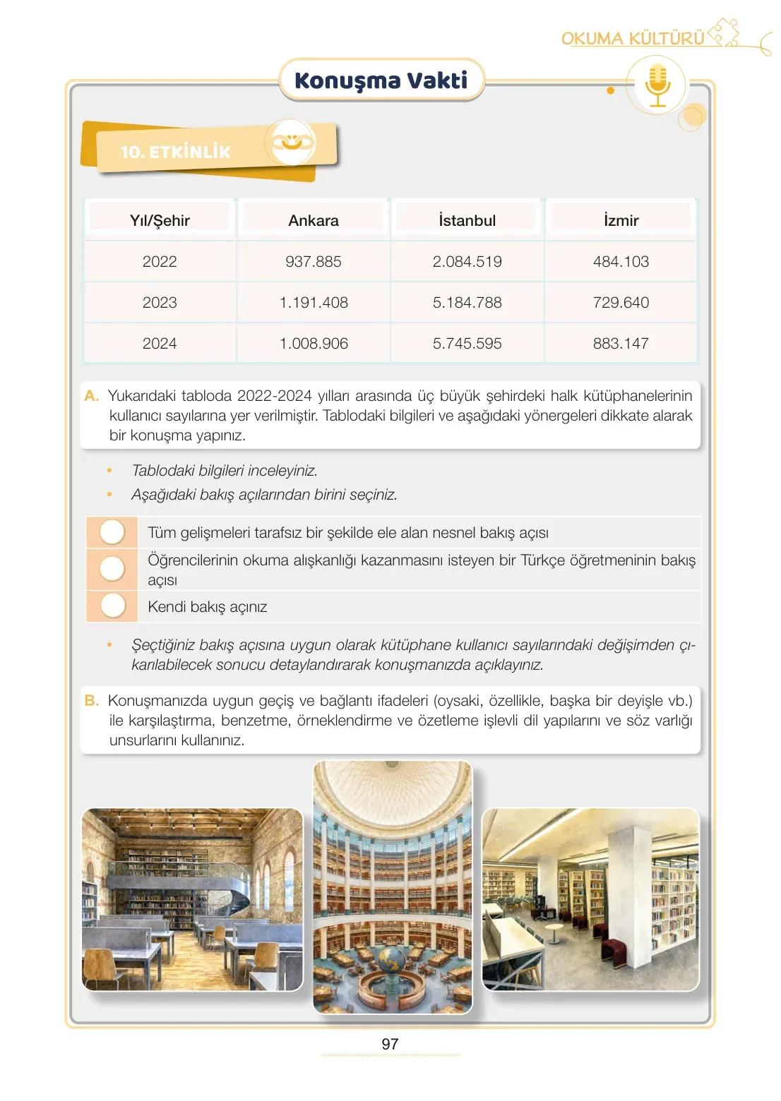 7. Sınıf Türkçe Ders Kitabı Cevapları Meb Yayınları 2. Kitap Sayfa 97