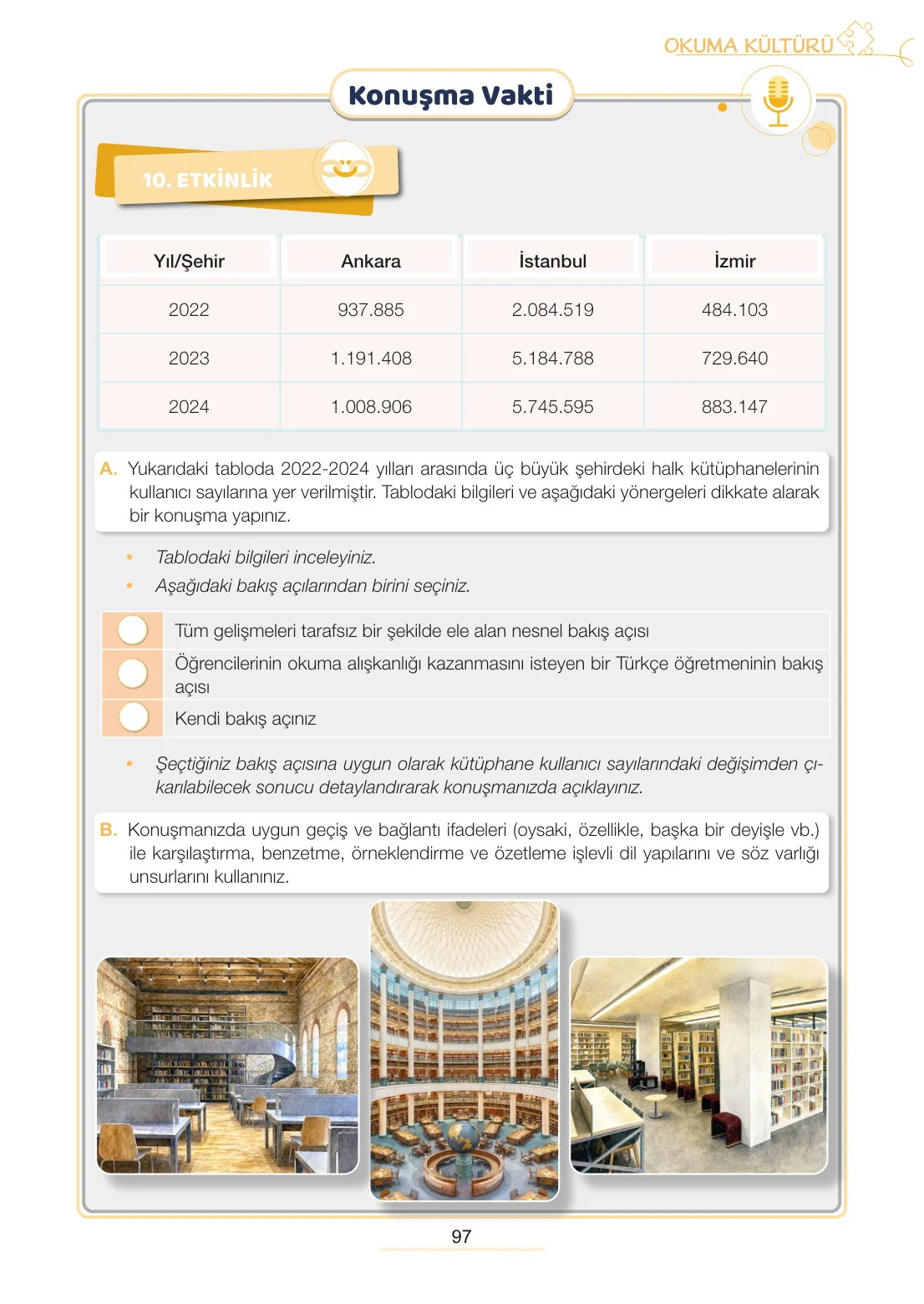 7. Sınıf Türkçe Ders Kitabı Cevapları Meb Yayınları 2. Kitap Sayfa 97
