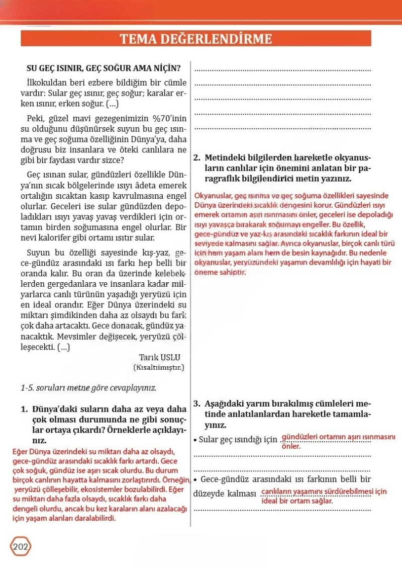 7. Sınıf Türkçe Ders Kitabı Cevapları Meb Yayınları Sayfa 202 Çözüm Görseli
