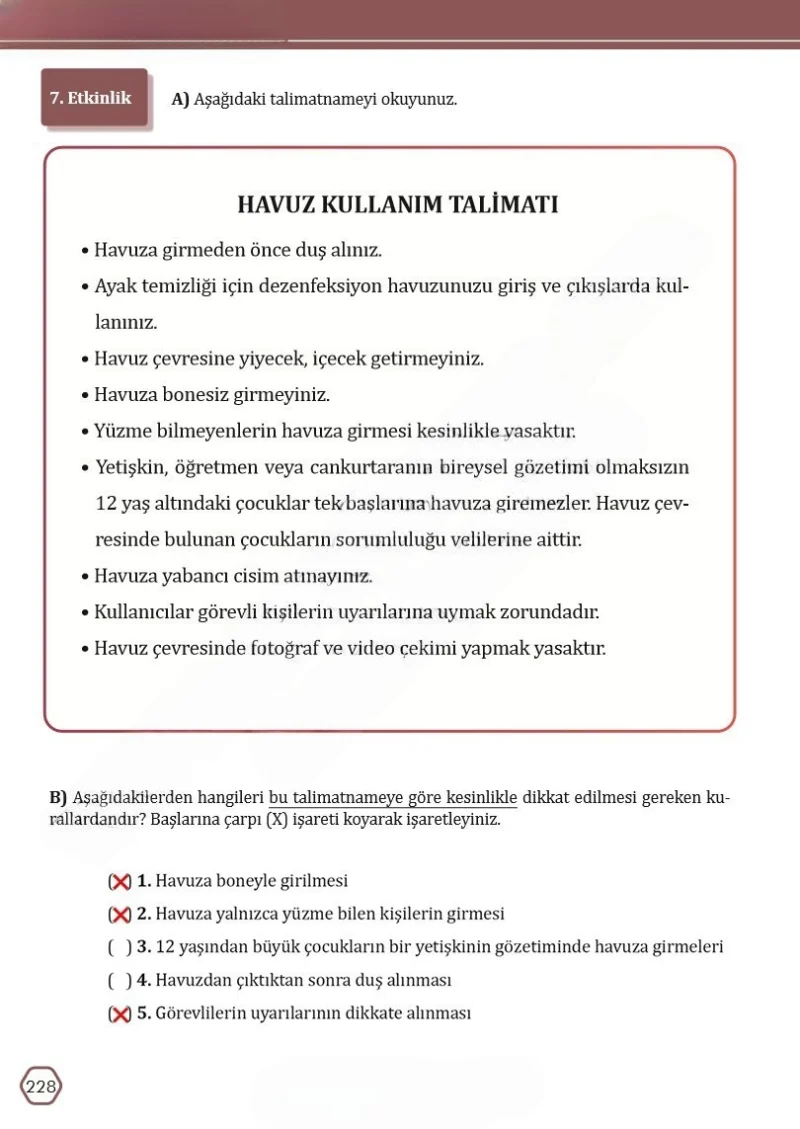 7. Sınıf Türkçe Ders Kitabı Cevapları Meb Yayınları Sayfa 228 Çözüm Görseli
