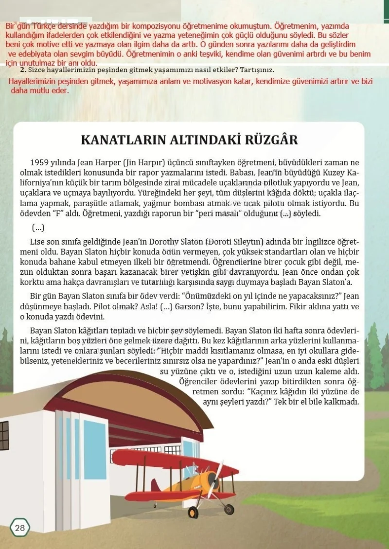 7. Sınıf Türkçe Ders Kitabı Cevapları Meb Yayınları Sayfa 28 Çözüm Görseli