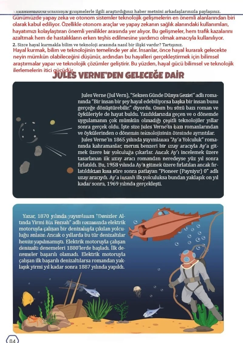 7. Sınıf Türkçe Ders Kitabı Cevapları Meb Yayınları Sayfa 84 Çözüm Görseli