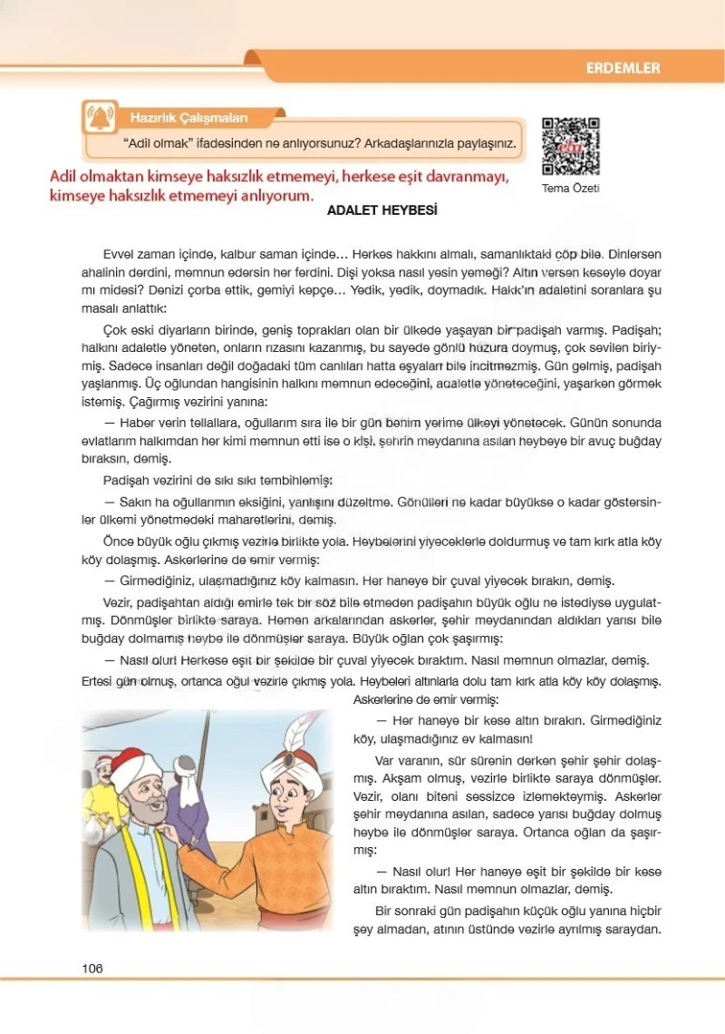 7. Sınıf Türkçe Ders Kitabı Cevapları Özgün Yayınları Sayfa 106 Çözüm Görseli