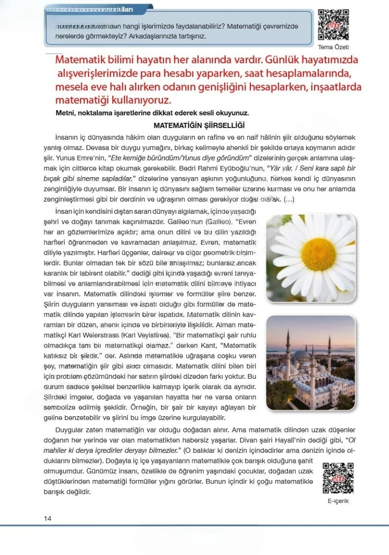 7. Sınıf Türkçe Ders Kitabı Cevapları Özgün Yayınları Sayfa 14 Çözüm Görseli