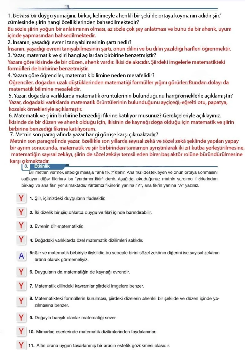 7. Sınıf Türkçe Ders Kitabı Cevapları Özgün Yayınları Sayfa 17 Çözüm Görseli