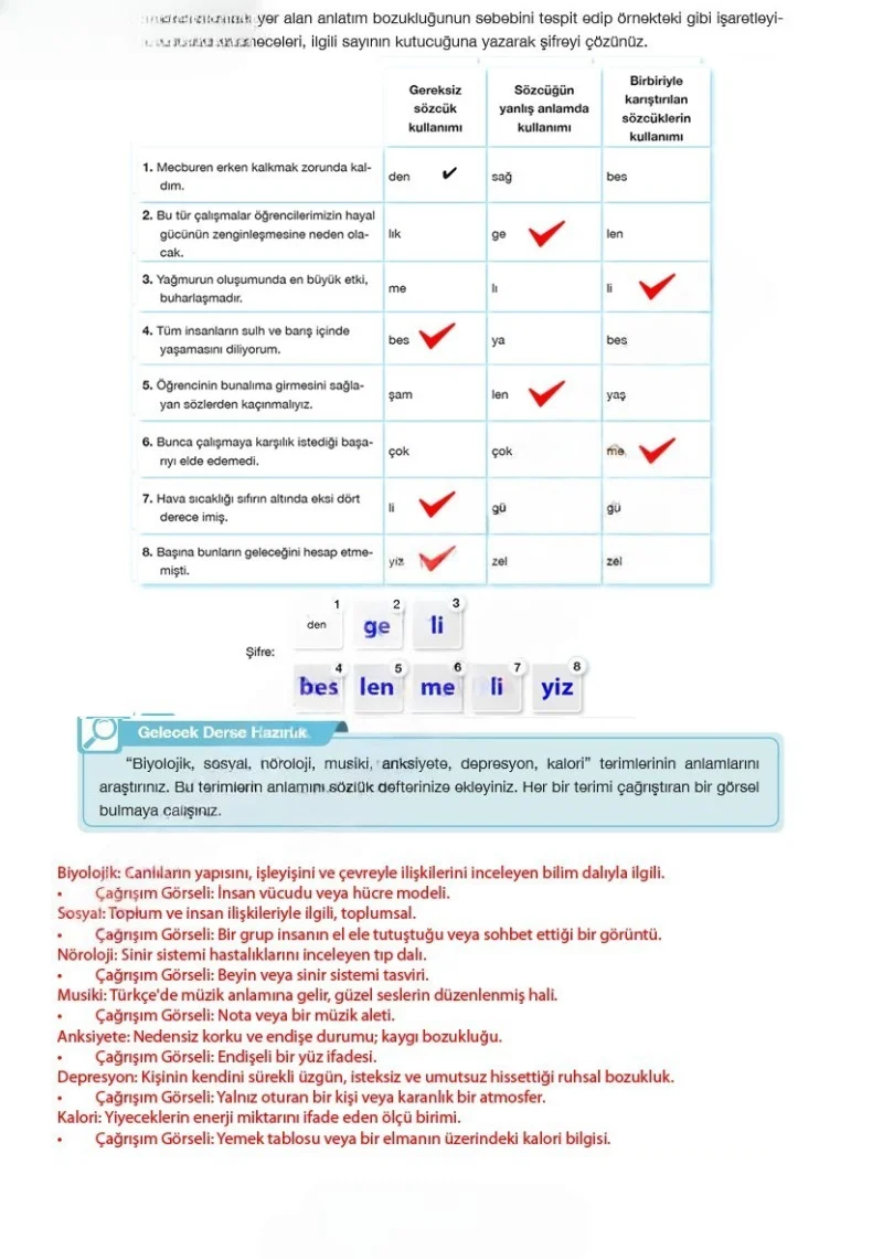 7. Sınıf Türkçe Ders Kitabı Cevapları Özgün Yayınları Sayfa 203 Çözüm Görseli