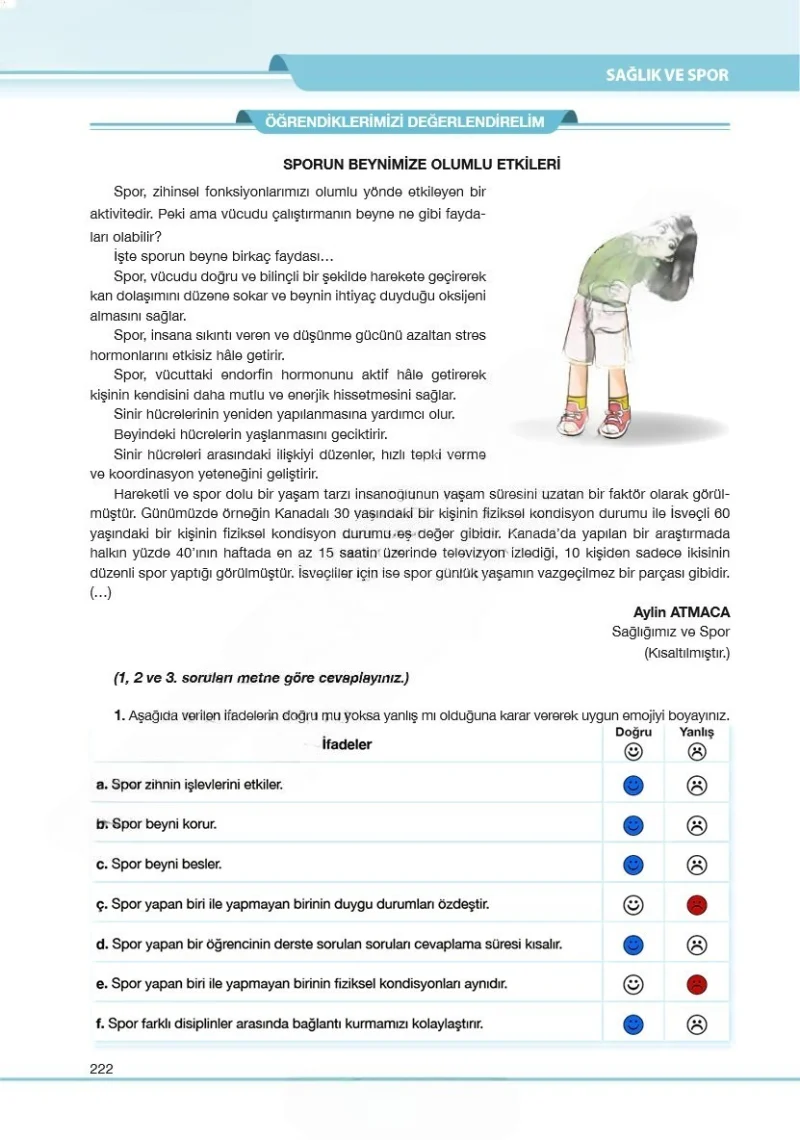 7. Sınıf Türkçe Ders Kitabı Cevapları Özgün Yayınları Sayfa 222 Çözüm Görseli