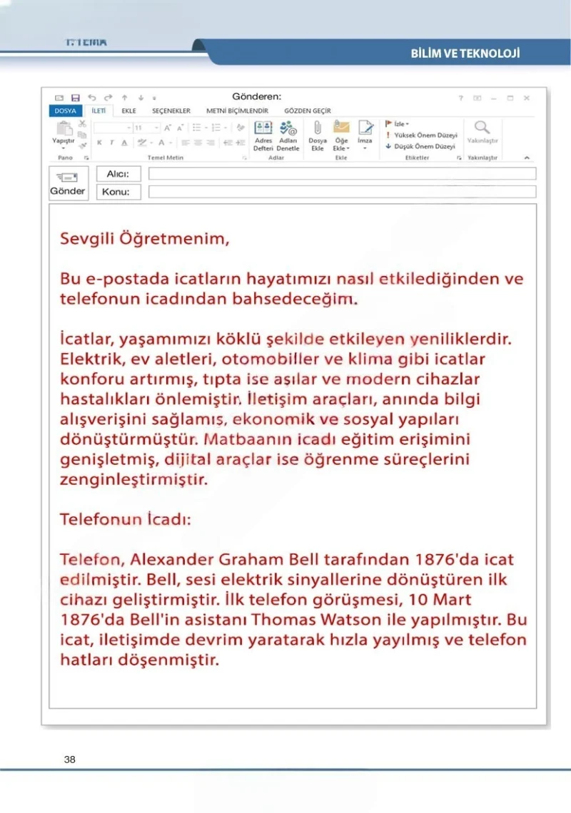 7. Sınıf Türkçe Ders Kitabı Cevapları Özgün Yayınları Sayfa 38 Çözüm Görseli