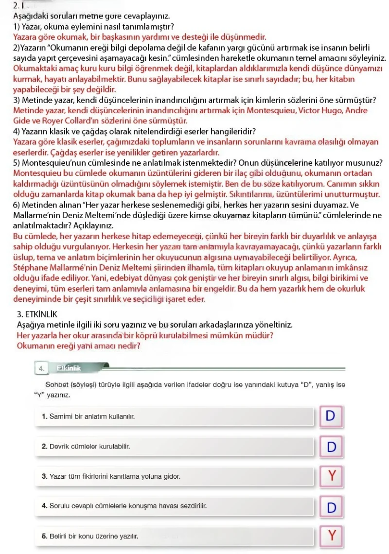 7. Sınıf Türkçe Ders Kitabı Cevapları Özgün Yayınları Sayfa 81 Çözüm Görseli