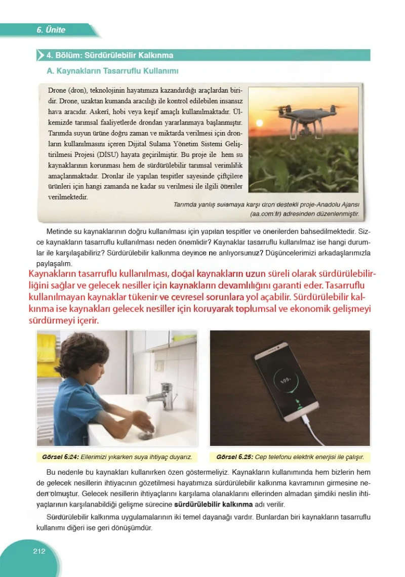 8. Sınıf Fen Bilimleri Ders Kitabı Cevapları Ata Yayınları Sayfa 212 Çözüm Görseli