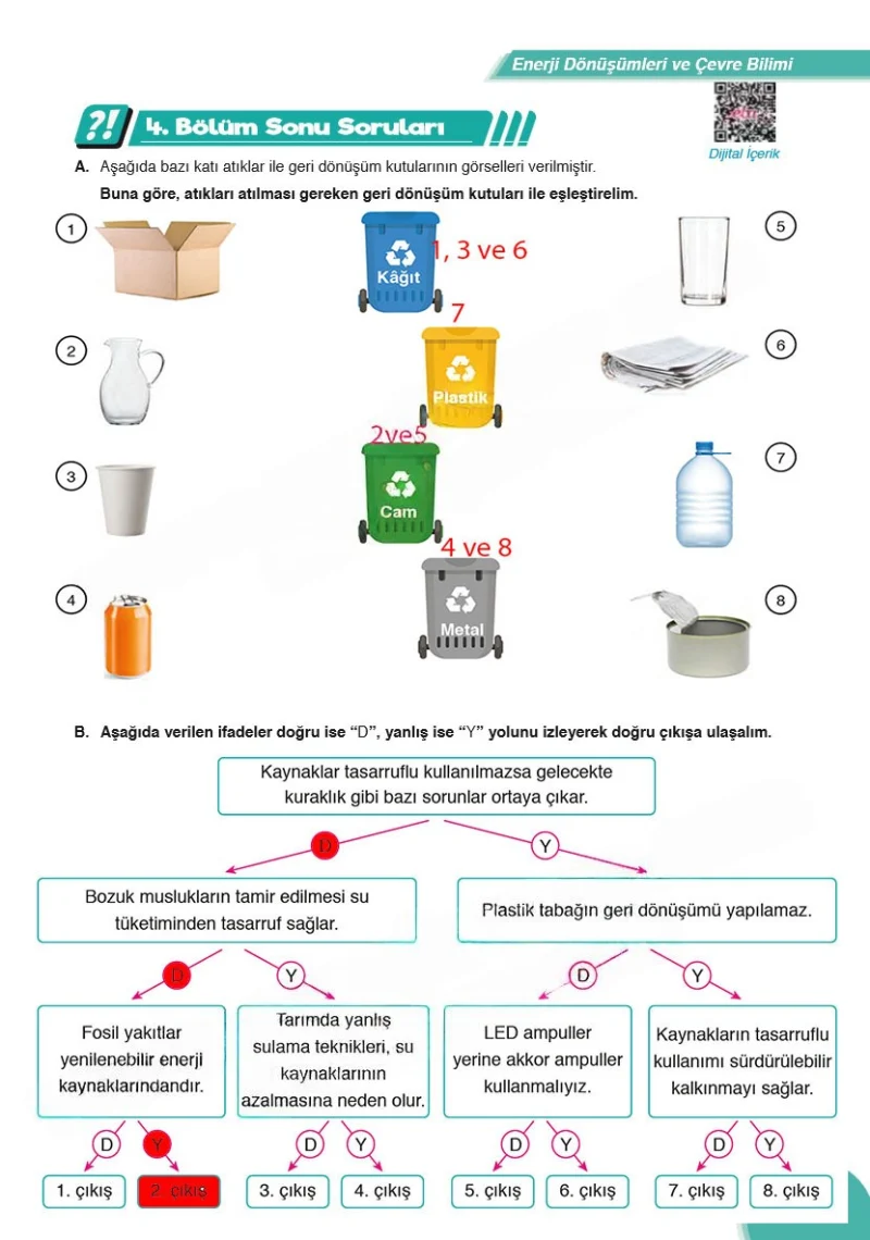 8. Sınıf Fen Bilimleri Ders Kitabı Cevapları Ata Yayınları Sayfa 217 Çözüm Görseli