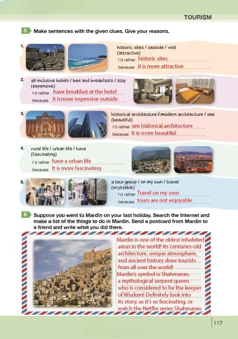 8. Sınıf İngilizce Ders Kitabı Cevapları Bilim ve Kültür Yayınları Sayfa 117 Çözüm Görseli