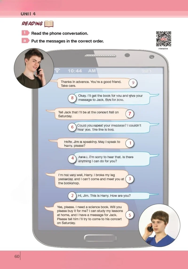 8. Sınıf İngilizce Ders Kitabı Cevapları Bilim ve Kültür Yayınları Sayfa 60 Çözüm Görseli