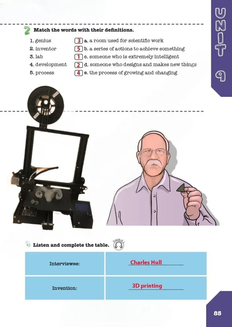 8. Sınıf İngilizce Ders Kitabı Cevapları Meb Yayınları Çalışma Kitabı Sayfa 85 Çözüm Görseli