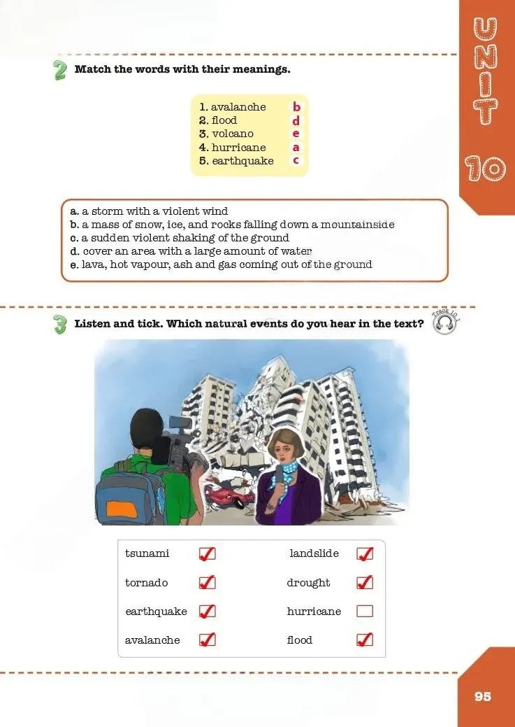 8. Sınıf İngilizce Ders Kitabı Cevapları Meb Yayınları Çalışma Kitabı Sayfa 95 Çözüm Görseli