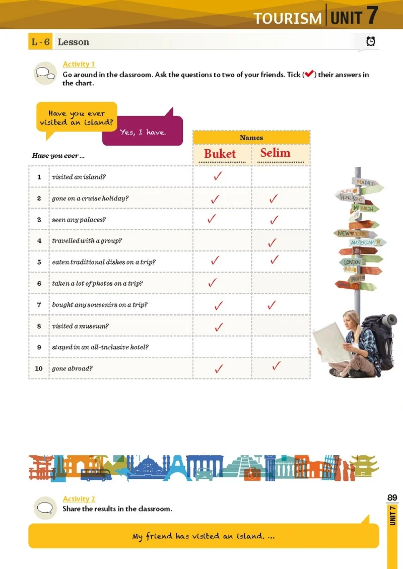 8. Sınıf İngilizce Ders Kitabı Cevapları Meb Yayınları Sayfa 89 Çözüm Görseli