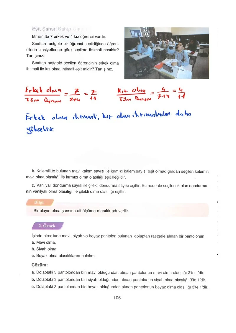 8. Sınıf Matematik Ders Kitabı Cevapları Ada Yayınları Sayfa 106 Çözüm Görseli