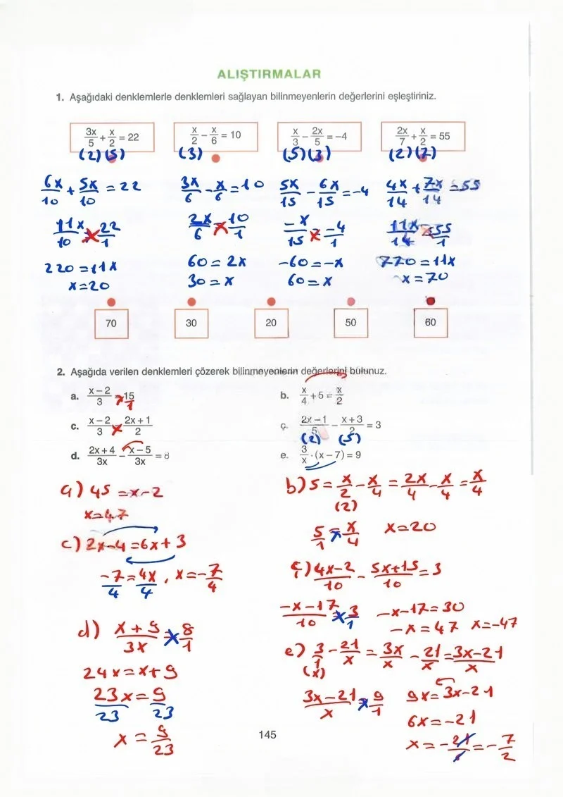 8. Sınıf Matematik Ders Kitabı Cevapları Ada Yayınları Sayfa 145 Çözüm Görseli
