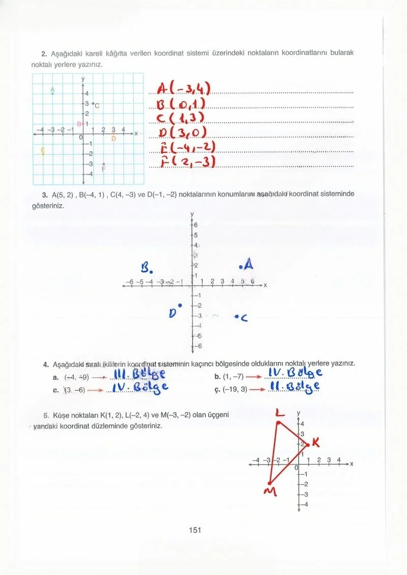 8. Sınıf Matematik Ders Kitabı Cevapları Ada Yayınları Sayfa 151 Çözüm Görseli
