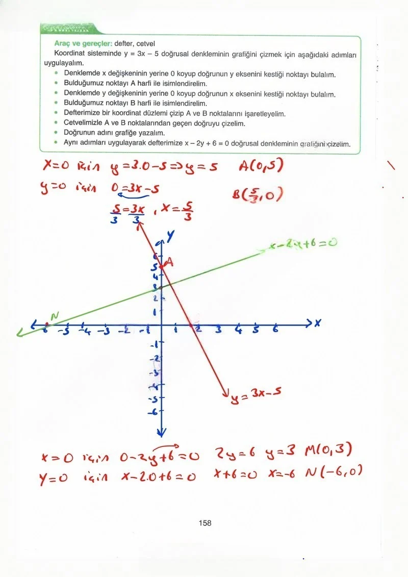 8. Sınıf Matematik Ders Kitabı Cevapları Ada Yayınları Sayfa 158 Çözüm Görseli