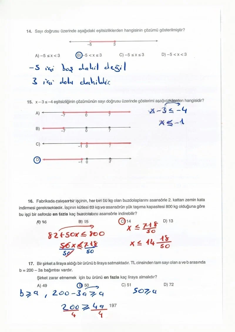 8. Sınıf Matematik Ders Kitabı Cevapları Ada Yayınları Sayfa 197 Çözüm Görseli