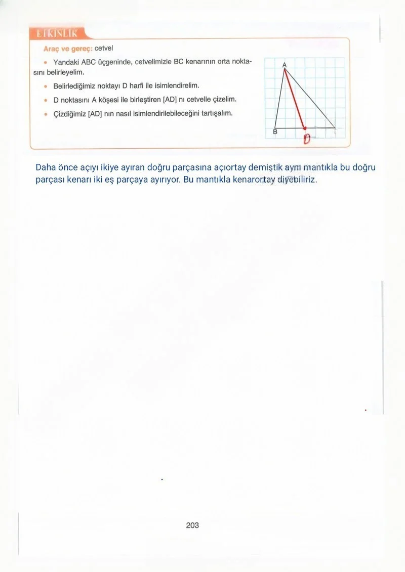 8. Sınıf Matematik Ders Kitabı Cevapları Ada Yayınları Sayfa 203 Çözüm Görseli