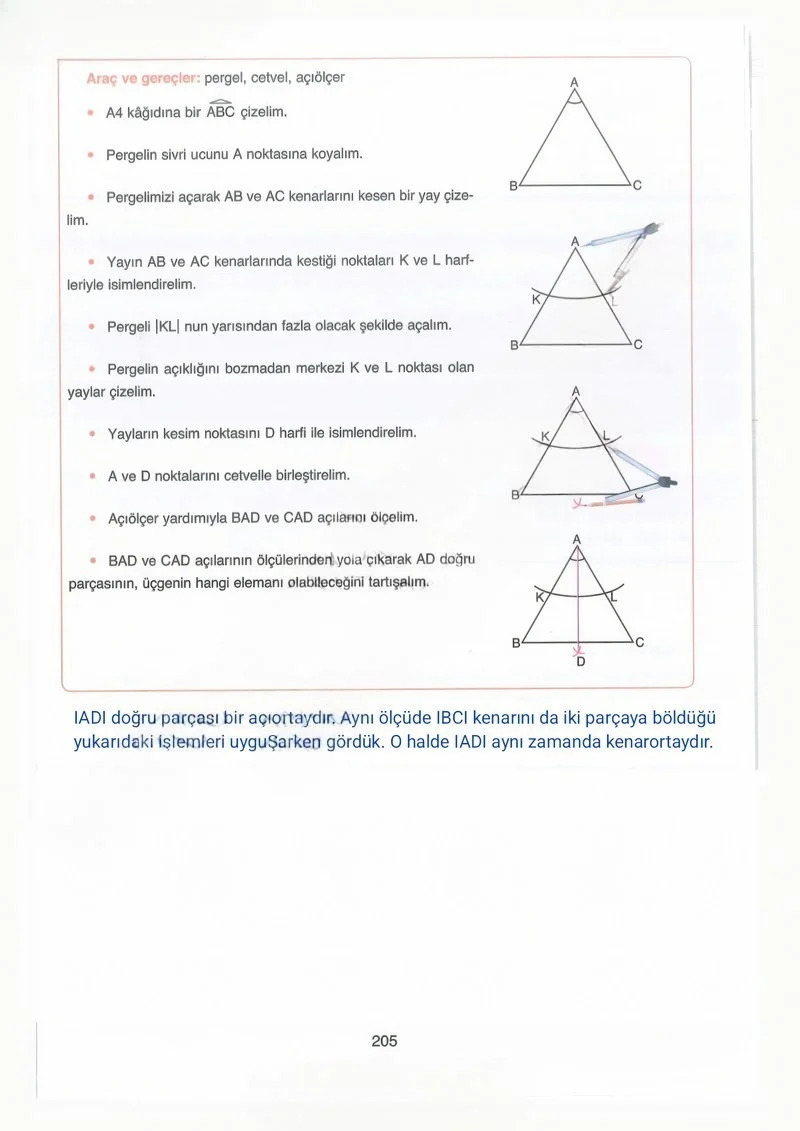 8. Sınıf Matematik Ders Kitabı Cevapları Ada Yayınları Sayfa 205 Çözüm Görseli
