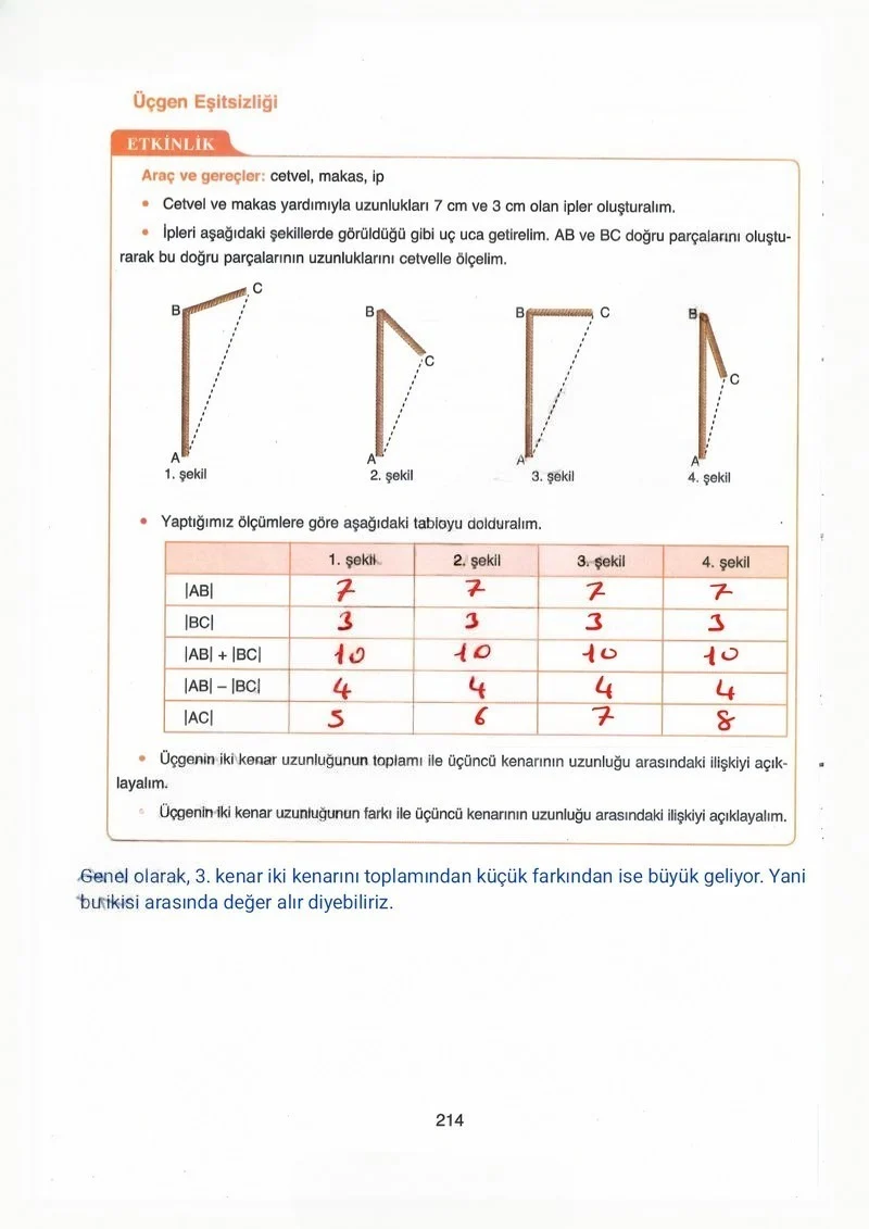 8. Sınıf Matematik Ders Kitabı Cevapları Ada Yayınları Sayfa 214 Çözüm Görseli